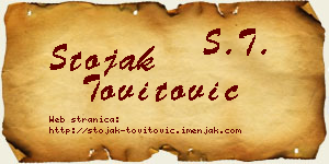 Stojak Tovitović vizit kartica